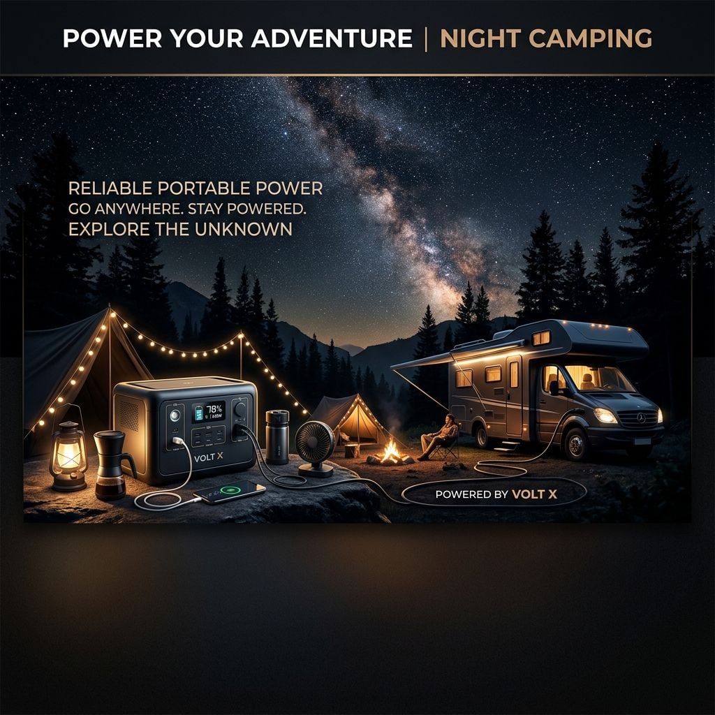 Best Portable Power Station for Camping and RV