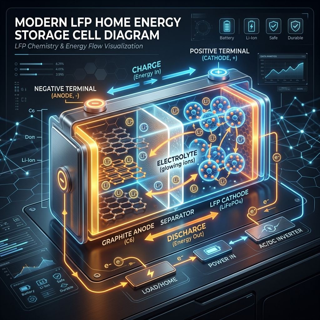Home Battery Chemistry Guide: LFP vs. NMC
